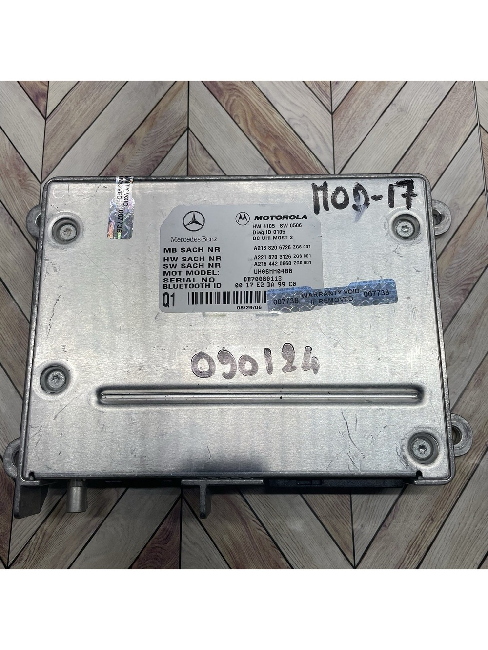 ✅A 2168206726 W216 W221 Mercedes Bluetooth Communication Control Module #️⃣MOD17